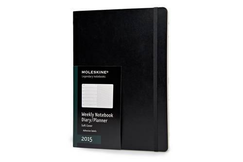 2015 Moleskine Extra Large Weekly Notebook 12 Months Soft