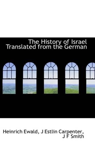 The History of Israel Translated from the German
