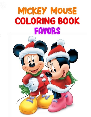 Mickey Mouse Coloring Book Favors