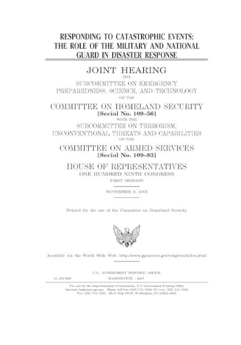 Responding to catastrophic events