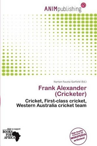 Frank Alexander (Cricketer)