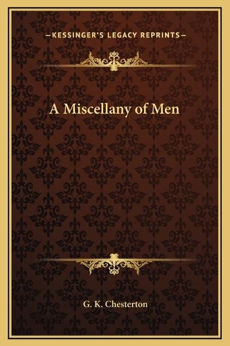 A Miscellany of Men