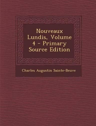 Nouveaux Lundis, Volume 4