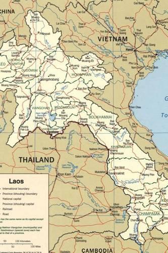 A Map of the Nation of Laos