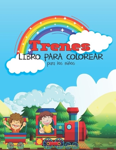 Trenes Libro Para Colorear Para Los Niños