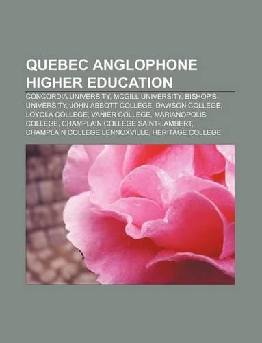 Quebec Anglophone Higher Education