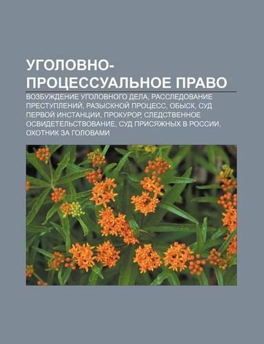 Ugolovno-Protsessual Noe Pravo