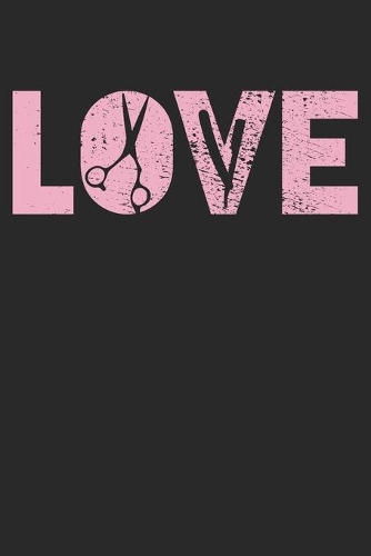 Gift Notebook: Hairstylist Hairdresser 6x9 Dot Grid 120 Pages