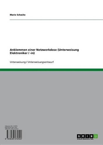 Anklemmen Einer Netzwerkdose (Unterweisung Elektroniker / -In)
