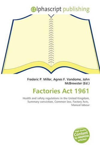 Factories ACT 1961