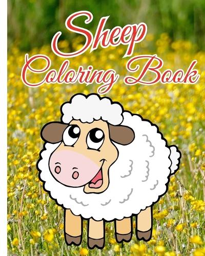 Sheep Coloring Book: 32 Coloring Pages for Relaxation and Stress Relief, Cool Gift For Sheep Lovers