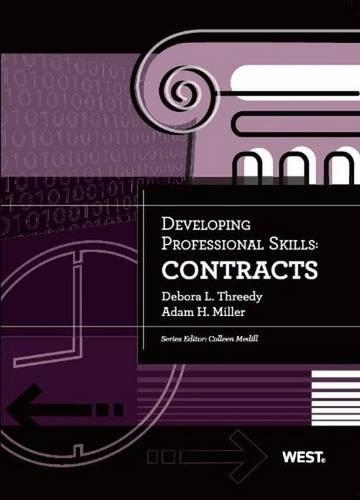 Developing Professional Skills: Contracts(Developing Professional Skill)