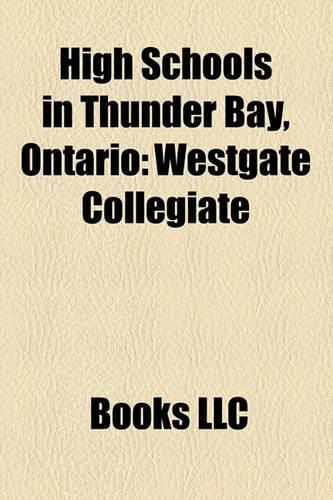 High Schools in Thunder Bay, Ontario
