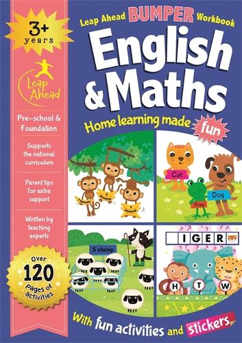 Leap Ahead Bumper Workbook: 3+ Years English & Maths