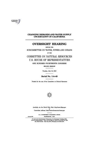 Changing Demands and Water Supply Uncertainty in California