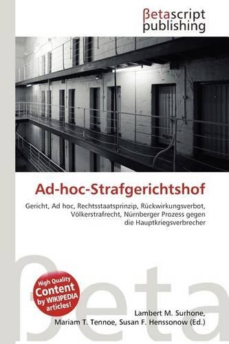Ad-Hoc-Strafgerichtshof: (German)
