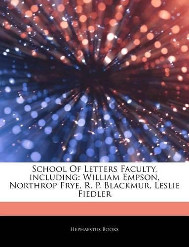 Articles on School of Letters Faculty, Including