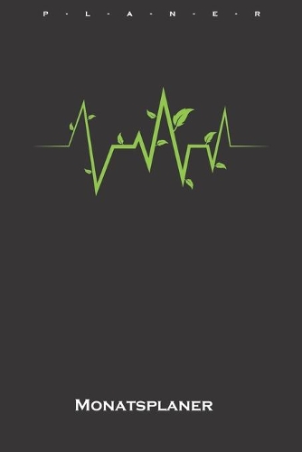 EKG der Umwelt mit Blätter Monatsplaner