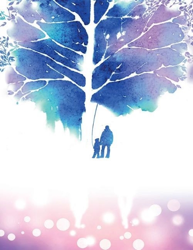 Father And Child Watercolor Notebook