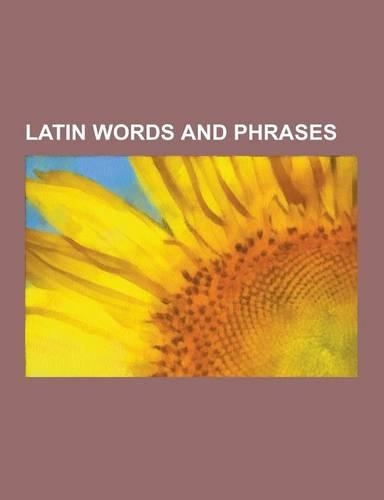 Latin Words and Phrases