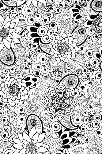 Floral Pattern - Color My Cover Journal