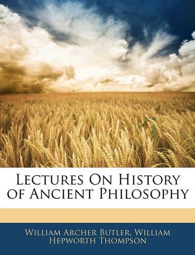 Lectures on History of Ancient Philosophy