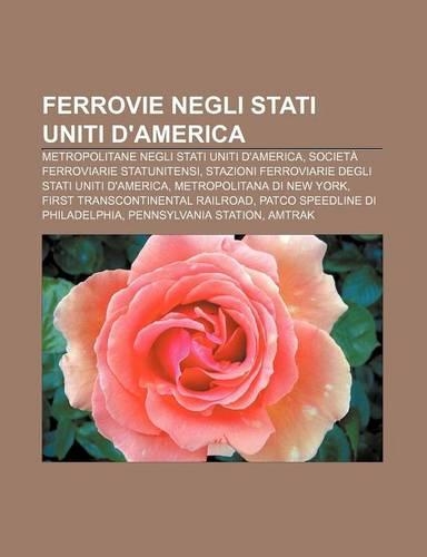 Ferrovie Negli Stati Uniti D'America: Metropolitane Negli Stati Uniti D'America, Societa Ferroviarie Statunitensi(Italian)