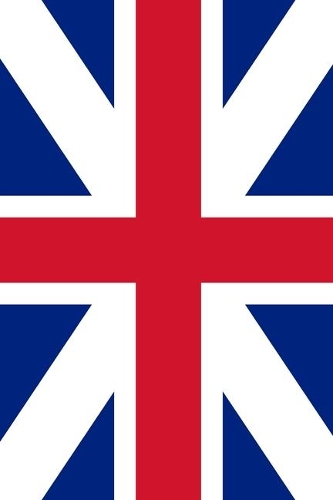 United Kingdom: English Notebook 120 Lined Pages Language Practice British Flag 6x9 Cover Matte College Student School Gift for English Fans - Travel Writing Journa(2 English)