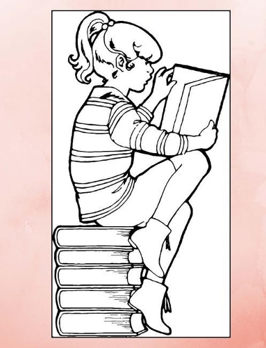 Child Reading Story Paper Notebook: Story Paper Student 200 Page Exercise Book (Coloring Cover Series)200 Page (100 Sheet) Exercise Book (Coloring Cover Series)