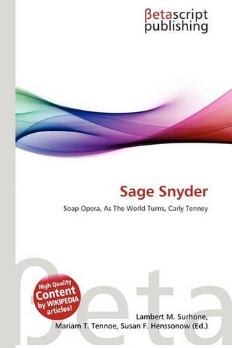Sage Snyder: (English)