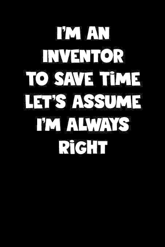 Inventor Notebook - Inventor Diary - Inventor Journal - Funny Gift for Inventor