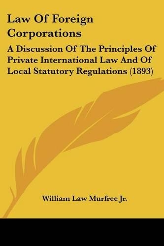 Law Of Foreign Corporations