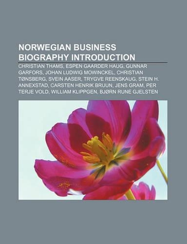 Norwegian Business Biography Introduction