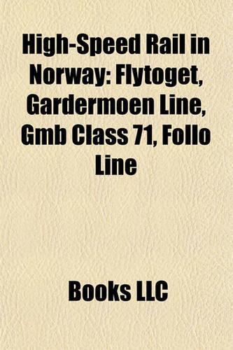 High-Speed Rail in Norway