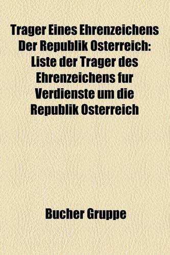 Trager Eines Ehrenzeichens Der Republik Osterreich