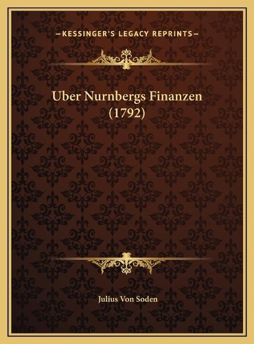 Uber Nurnbergs Finanzen (1792)