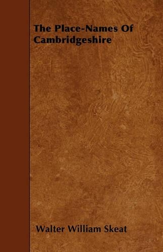 The Place-Names Of Cambridgeshire