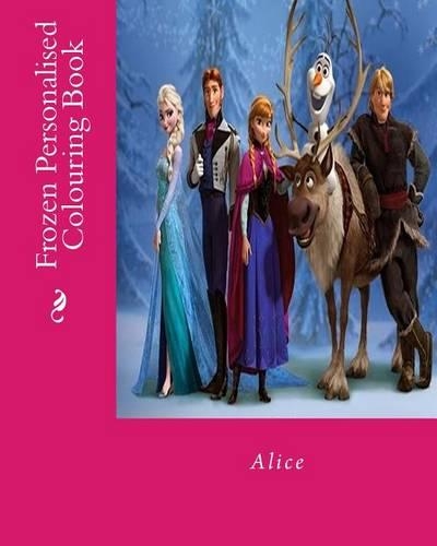 Frozen Personalised Colouring Book