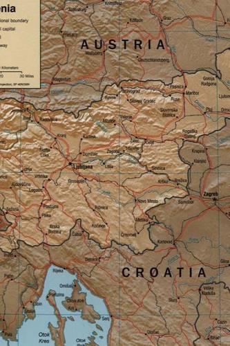 A Map of the Nation of Slovenia