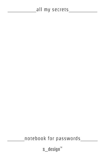 Notizbuch für Passwörter