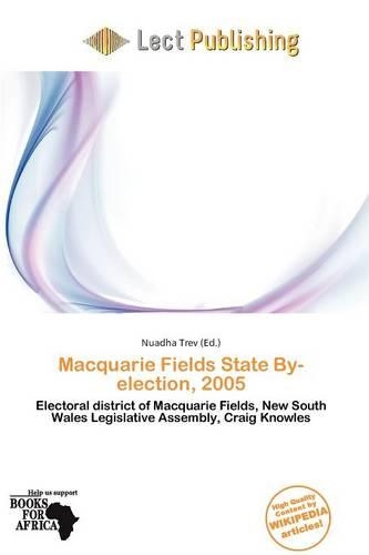 Macquarie Fields State By-Election, 2005