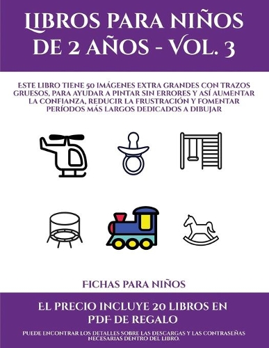Fichas para niños (Libros para niños de 2 años - Vol. 3)