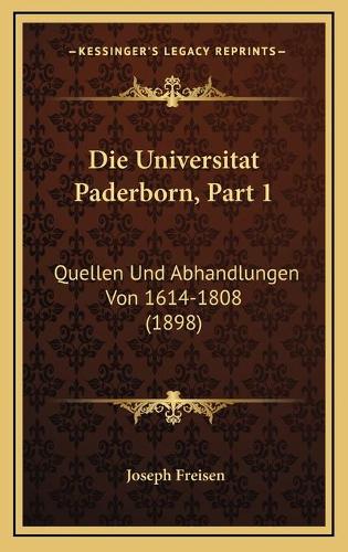 Die Universitat Paderborn, Part 1