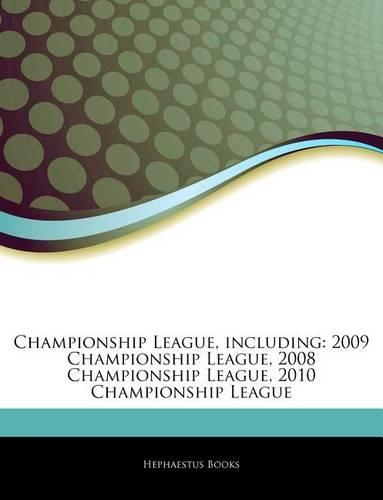 Articles on Championship League, Including