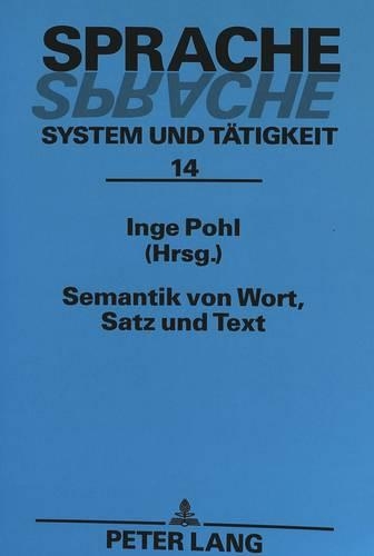 Semantik Von Wort, Satz Und Text