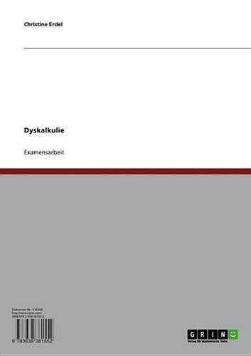 Dyskalkulie