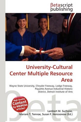 University-Cultural Center Multiple Resource Area