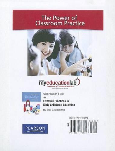 MyLab Education with Pearson eText -- Standalone Access Card -- for Effective Practices in Early Childhood Education
