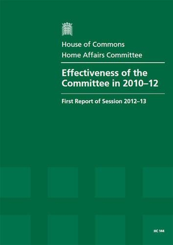 Effectiveness of the Committee in 2010-12