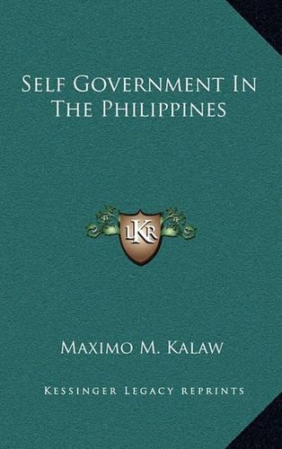 Self Government in the Philippines: (English)